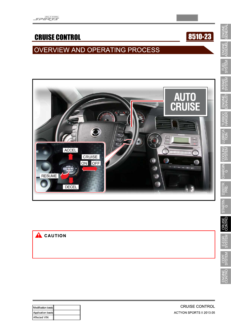 SsangYong Actyon Sports II. Manual - part 43